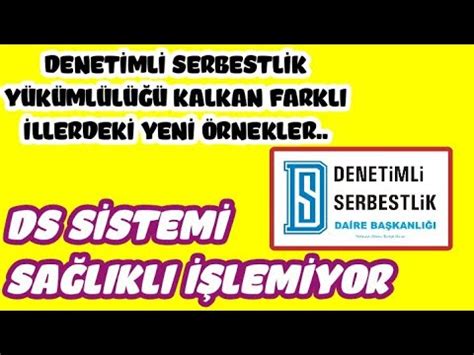 DENETİMLİ SERBESTLİK YÜKÜMLÜLÜKLERİ ARTIK SADECE ANKARA DEĞİL FARKLI