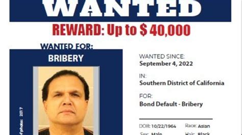 Reward Offered For Help Finding Fugitive “fat Leonard”