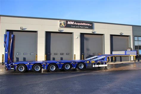 K Ssbohrer Axle Extendable Rear Steer Low Loader Trailer For Sale M