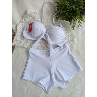 Jual BK 3318 X03 WARNA PUTIH BIKINI PANTAI DENGAN BUSA PUSH UP DAN