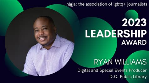 Nabjs Ryan Williams To Receive Nlgja Leadership Award Nabj