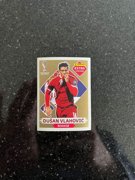 Panini Extra Sticker Wm Dusan Vlahovic Gold Kaufen Auf Ricardo