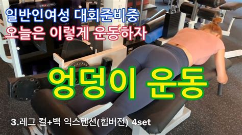 일반인여성 피트니스 대회준비 비키니운동루틴 및 영상엉덩이 네이버 포스트