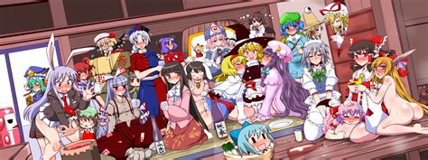 Sako Bosscoffee Touhou Aki Minoriko Aki Shizuha Chen Cirno Flandre