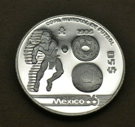 Mexico Pesos Copa Mundial De Futbol Mexico Proof