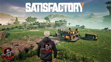 SATISFACTORY First Look Factory Building Game YouTube