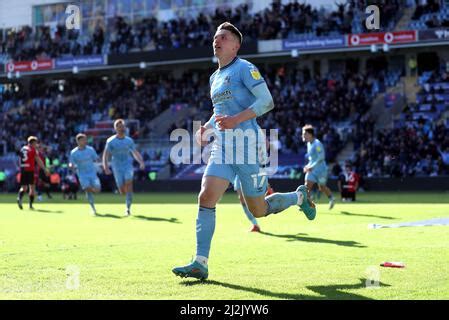 Coventry City S Viktor Gyokeres Celebrates Scoring His Sides Second