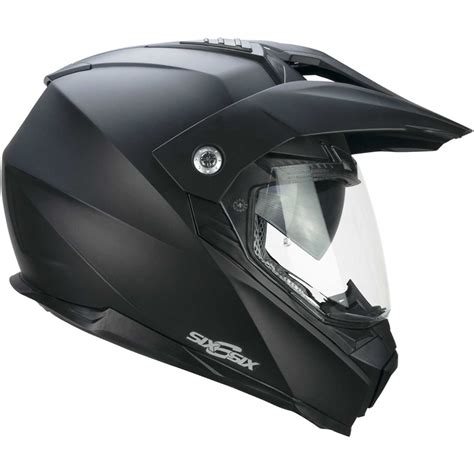 Casco Moto Integrale Off Road Cgm A Twin Mono Nero Opaco Vendita