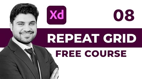 Adobe Xd Course For Beginners Repeat Grid In Xd Class 8 Youtube