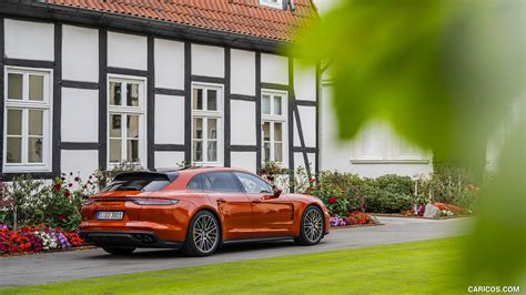 2021 Porsche Panamera Turbo S Sport Turismo Color Papaya Metallic