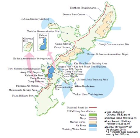 √ Us Military Base In Japan Okinawa Space Defense