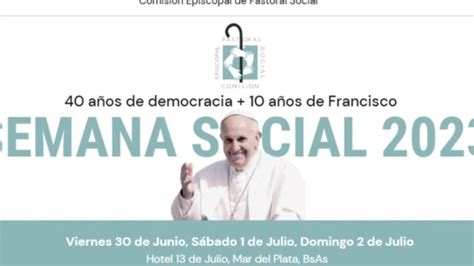 Gabriel Mestre la semana social de la iglesia tendrá como lema 40