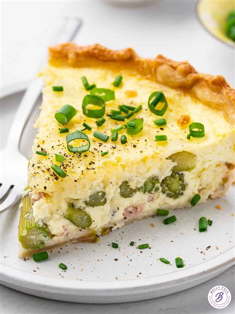 Asparagus Quiche Recipe l Belly Full