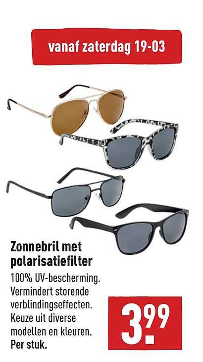 Zonnebril Met Polarisatiefilter Aanbieding Bij Aldi Folders Nl