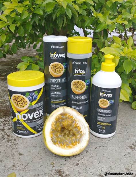 Novex Superfood Maracujá e Mirtilo Resenha Charme se