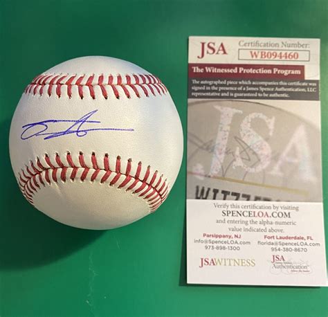 Tanner Houck Signed Autographed Baseball Jsa Coa Rawlings Boston Red