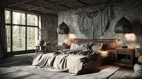 Wabi-Sabi Bedroom :: Behance