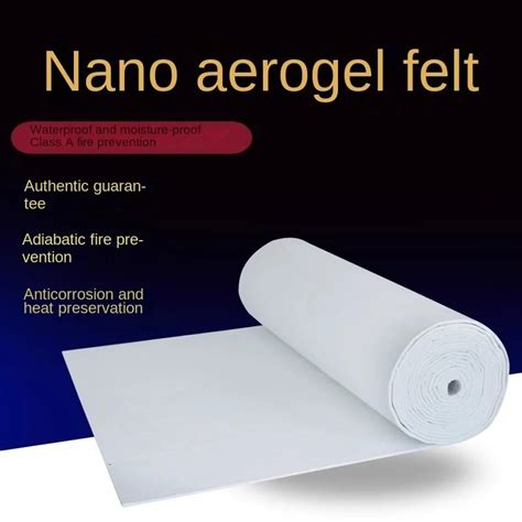 S Lica Grossa Nano Aerogel Feltro Material De Isolamento Composto