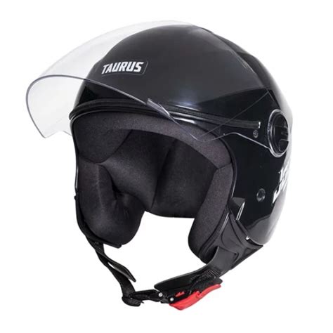 Capacete Taurus Aberto Joy 23 Preto Planeta Duas Rodas