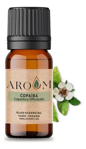 Aceite Esencial de Copaíba Puro 10 Ml Aroom MercadoLibre