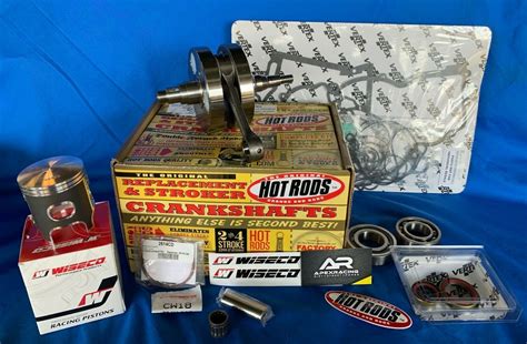 Hot Rods Wiseco Top Bottom End Rebuild Kit 97 01 Honda Cr250 Piston