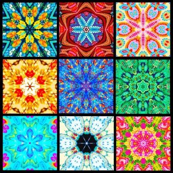 Solve Kaleido Mix Jigsaw Puzzle Online With Pieces