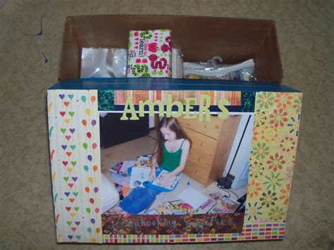 Amber's Craft a Week Blog: Cardboard Box Organizer