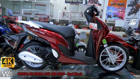 Honda SH Mode 125i ABS bản 2024 Đỏ Đen Walkaround YouTube