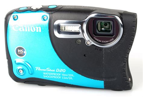 Canon PowerShot D20 Digital Camera Review | ePHOTOzine