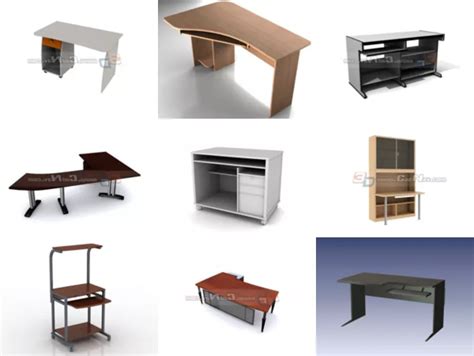 Top 12 Computer Desks 3d Models For Rendering Most Recent 2022