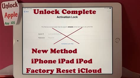 Factory Reset Icloud Locked Iphone Ipad Any Ios Generation All Models