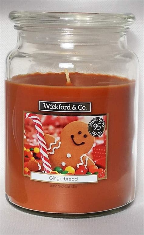 Luxury Scented Candle Gingerbread Oz Jar With Lid Up To