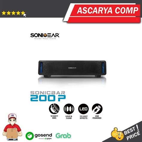 Jual Sonicgear P Powerful Soundbar Sonicbar With Brilliant Light