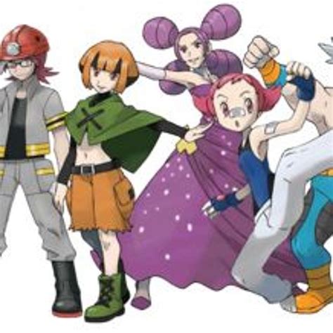 Pokemon Diamond And Pearl Gym Leader Sprites