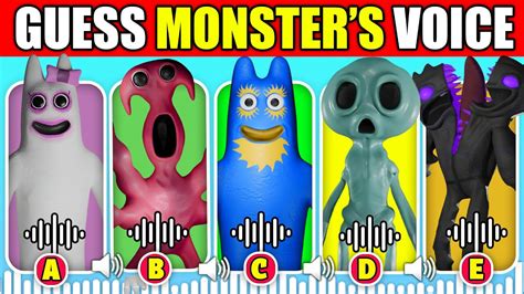 Impossible Guess The Monster S Voice Garten Of Banban