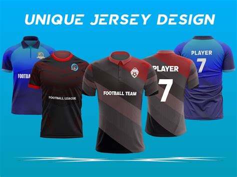 Create custom jersey designs for football sports soccer, and esports ...