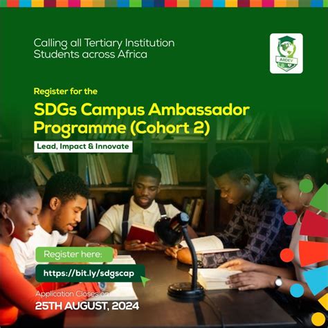 Call For Applications Aiidev Africa Sdgs Campus Ambassador Programme