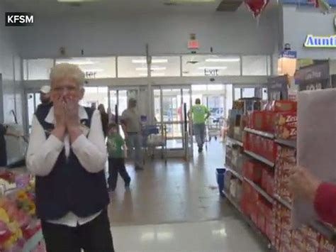 Walmart Greeter Turns Around To See Her Ex Husband 43 Years Later