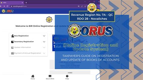 TAXPAYER S GUIDE ON REGISTRATION AND UPDATE OF BOOKS OF ACCOUNTS Using