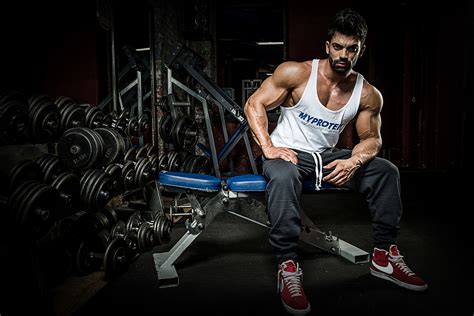 Download Muscle Weightlifting Sports HD Wallpaper