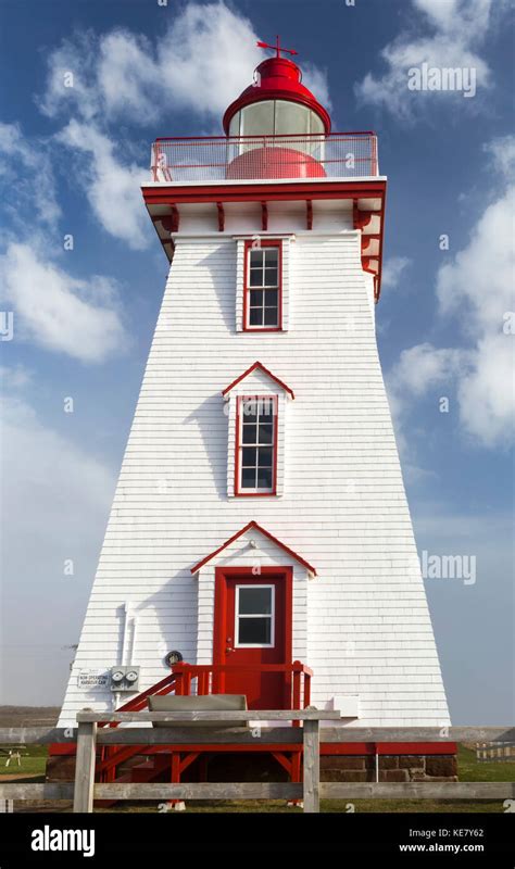 Lighthouse Prince Edward Island Canada Stock Photo Alamy