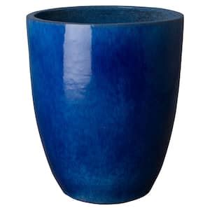 Reviews For Emissary Tall In D X In H Blue Ceramic Round