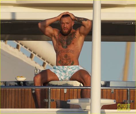 Conor McGregor Rubs Lemon Juice All Over Himself During A Yacht Day In