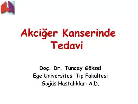 PPT Akciğer Kanserinde Tedavi PowerPoint Presentation free download