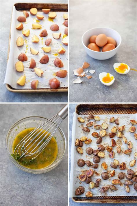 Roasted Potato Salad With Egg And Herb Vinaigrette Kara Lydon