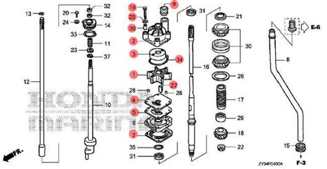 06193 ZZ0 000 Honda Marine Complete Water Pump Rebuild Kit For BF75D