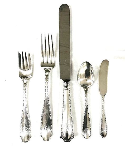 Tiffany And Co Marquise Sterling Silver Flatware