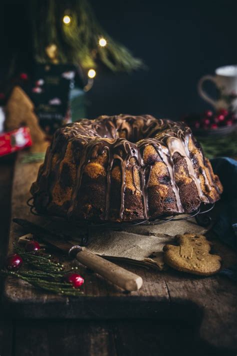 Der Perfekte Weihnachts Marmorkuchen Mit Kirschen In Der Gugelhupf Edition