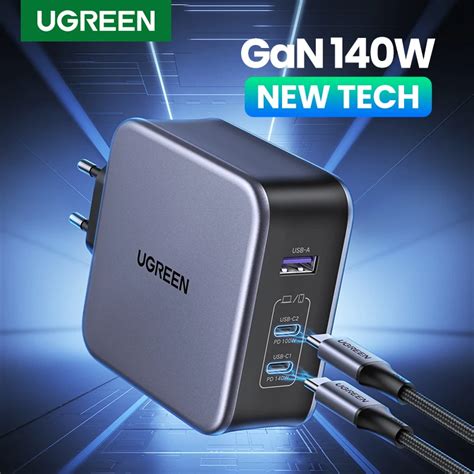 Ugreen W Gan Charger Usb Type C Pd Fast Charge For Macbook Quick