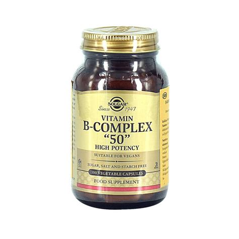 Solgar Vitamin B Complex 50 100 Kapsula BENU RS